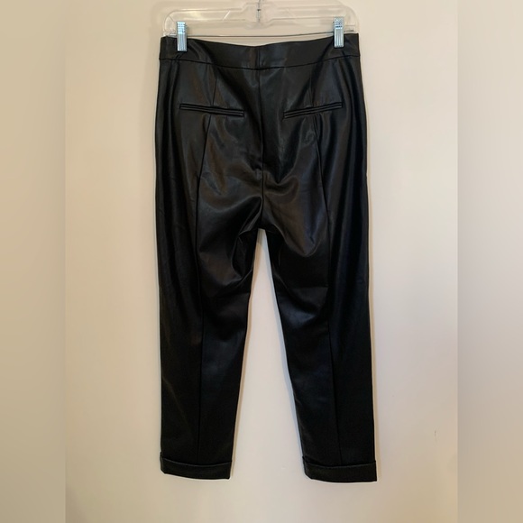 Ann Taylor Cuffed Ankle Faux Leather Pant Size 6 - Picture 7 of 7